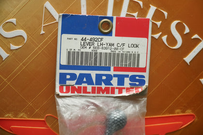 Parts Unlimited Carbon Fiber Look Clutch Lever 44-492CF Yamaha YZF-R6 YZF600R NOS photo 3