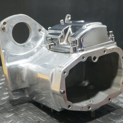 Ultima 5-Speed Transmission Case Housing Chrome Top Cover Harley Softail Evo Custom