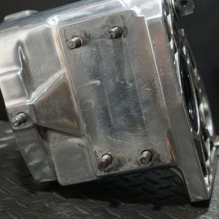Ultima 5-Speed Transmission Case Housing Chrome Top Cover Harley Softail Evo Custom