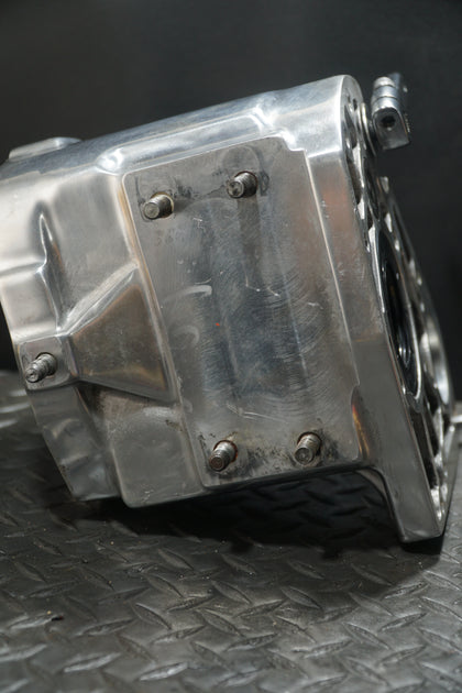 Ultima 5-Speed Transmission Case Housing Chrome Top Cover Harley Softail Evo Custom photo 6