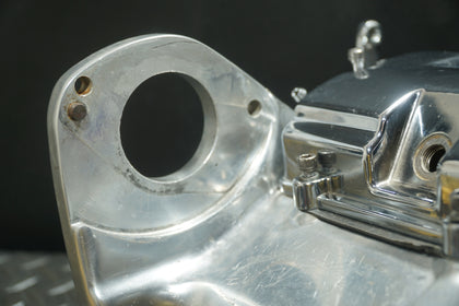 Ultima 5-Speed Transmission Case Housing Chrome Top Cover Harley Softail Evo Custom photo 8