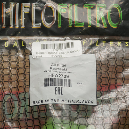 Hiflofiltro Air Filter HFA2709 Kawasaki Vulcan 750 1986-2006 Vulcan 88 1500 NOS