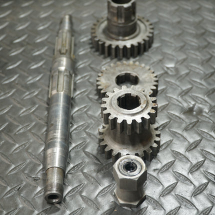 Harley 4 Speed Transmission Mainshaft Gears Panhead Knucklehead OEM 1937-1964 FL