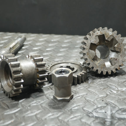 Harley 4 Speed Transmission Mainshaft Gears Panhead Knucklehead OEM 1937-1964 FL