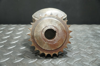 Harley 45 Flathead WL 23T Engine Primary Drive Motor Sprocket OEM Tapered Shaft photo 2