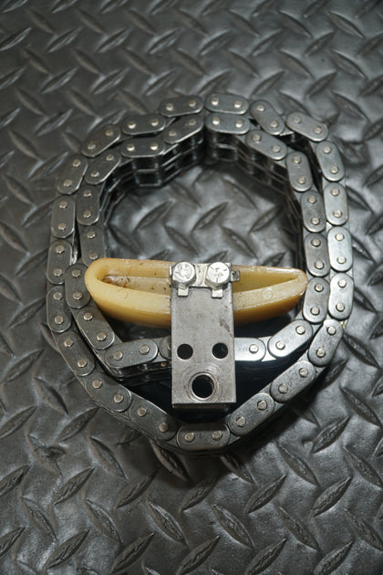 Harley Shovelhead Multi-Row Primary Chain & Hydraulic Tensioner Assembly Used photo 4