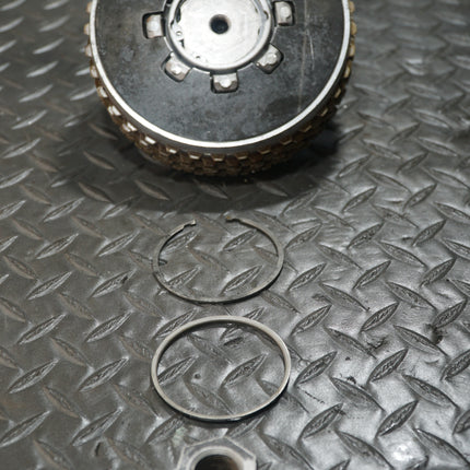 Harley Big Twin 5 Speed Clutch Hub Assembly Plates Nut 1990-1997 OEM 37550-90 Kit