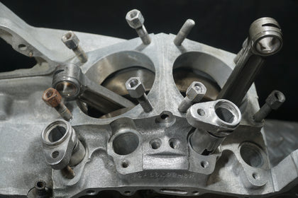 1983 Harley Ironhead Sportster 1000cc Engine Cases Crankshaft Welded OEM 3A83 photo 6