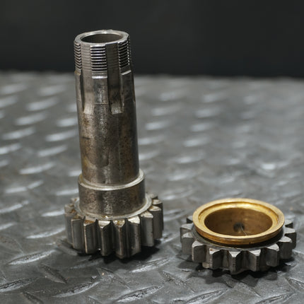 Harley Ironhead Sportster Kickstart Shaft & Starter Gear Set Used Needs Bushing