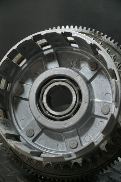 Harley Big Twin 5 Speed Clutch Shell Basket Ring Gear 1990-1993 Evo OEM 37707-90 photo 3