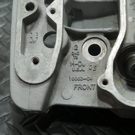Harley XL883 Front Cylinder Head 16663-04 OEM 2004–2006 No Valves or Springs