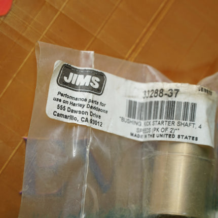 Harley Big Twin 4 Speed Kick Starter Shaft Bushing Kit 1937-1984 JIMS OEM 33288-37