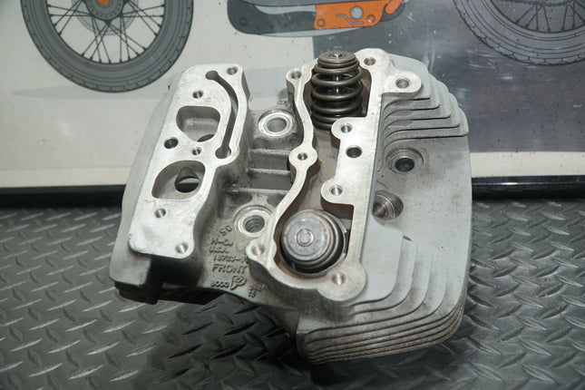 Harley Twin Cam Front Cylinder Head 16723-99 w/ Valves 2000–2006 OEM