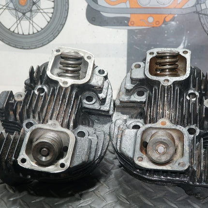 Harley Ironhead Heads 16684-71 Front 16682-71 Rear OEM Used 1971–1985 XLCH XLH