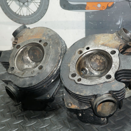 Harley Ironhead Heads 16684-71 Front 16682-71 Rear OEM Used 1971–1985 XLCH XLH