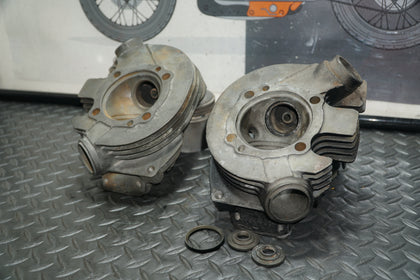 Harley Ironhead Heads 16684-71 16682-71 Bare Castings Broken Valve Seat OEM photo 4