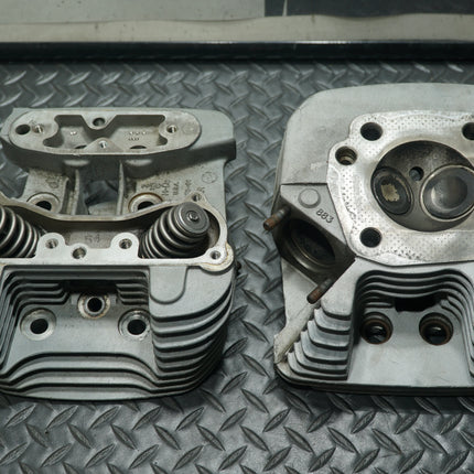 04-06 Harley Davidson Sportster XL 883 Front Rear Silver Cylinder Heads & Valves