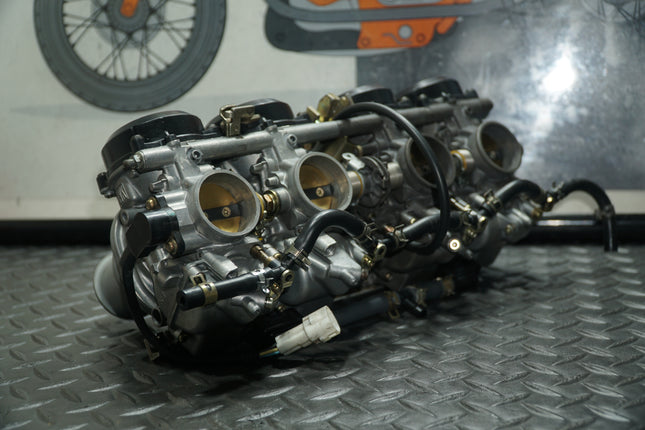 2006 Yamaha YZF600R Carburetors Keihin Set – Cleaned, Missing Bracket
