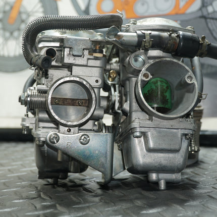 1982 Yamaha Virago XV750 Carburetors OEM Mikuni – Cleaned, Cosmetic Wear