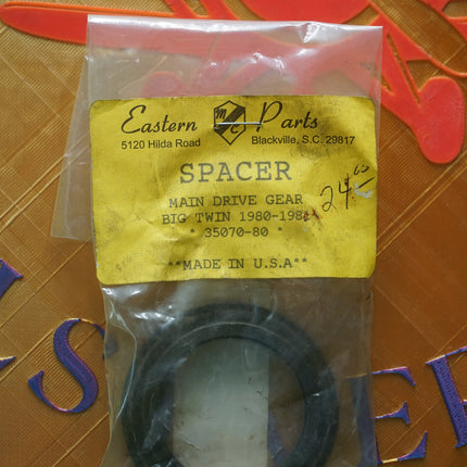 Harley Big Twin 4 Speed Transmission Main Drive Gear Spacer 1980-1984 35070-80