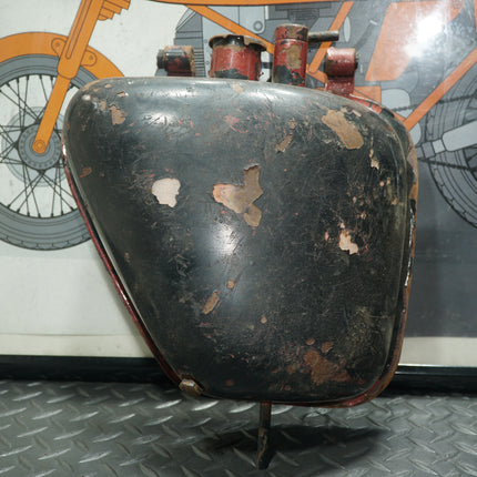 Triumph T120R TR6 Bonneville 650 Oil Tank Black – Missing Bottom Fitting