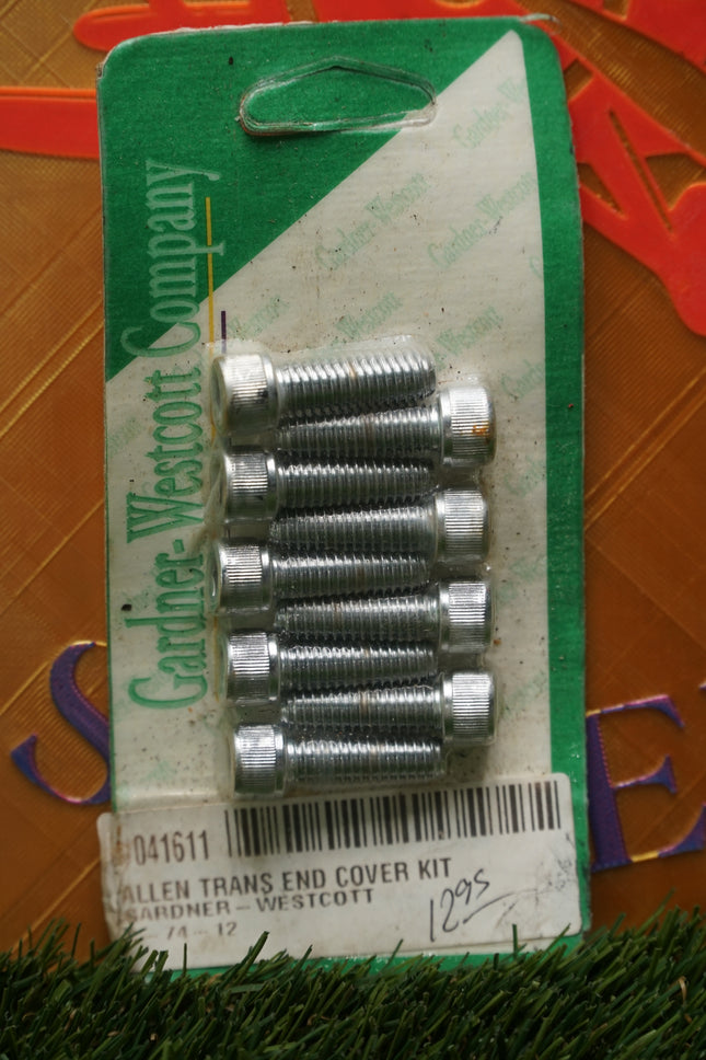Gardner-Westcott Transmission End Cover Allen Bolt Kit 041611 74-12 NOS