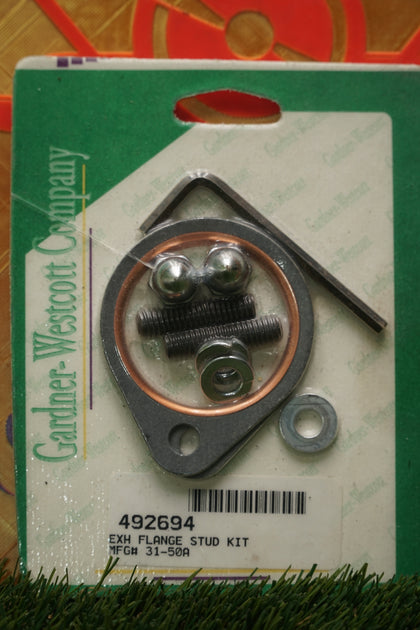 Gardner-Westcott Shovelhead Exhaust Flange Stud Gasket Kit 492694 31-50A NOS photo 2