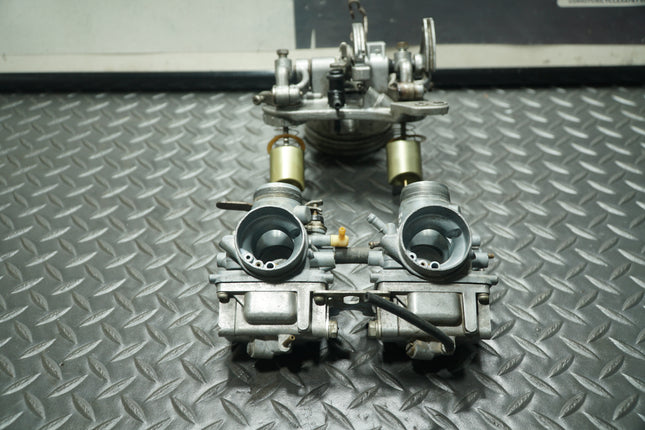 Yamaha RD350 Mikuni VM Carbs w/ Linkage – Cleaned, Serviced, Needs Parts