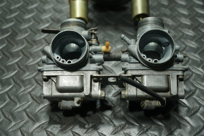 Yamaha RD350 Mikuni VM Carbs w/ Linkage – Cleaned, Serviced, Needs Parts photo 2