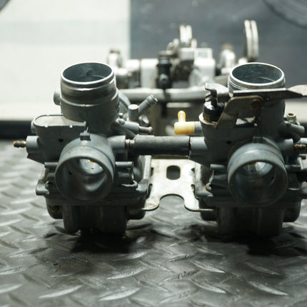 Yamaha RD350 Mikuni VM Carbs w/ Linkage – Cleaned, Serviced, Needs Parts