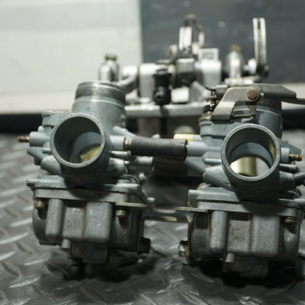 Yamaha RD350 Mikuni VM Carbs w/ Linkage – Cleaned, Serviced, Needs Parts