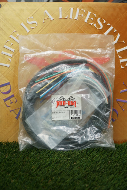 Mid-USA Harley Extended Handlebar Wiring Kit +12" 12049 1973-1981 NOS photo 2