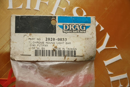 Drag Specialties Harley FLT FXR 7" Chrome Round Headlight Bar 2020-0033 NOS photo 2