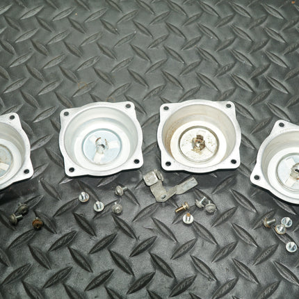 OEM Carb Diaphragm Caps 1995–96 Kawasaki ZX600C Ninja 600R – Set of 4