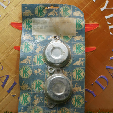 KK Honda GL1000 Chrome Camshaft End Cover Set 2800-813 NOS