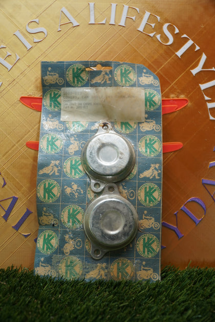 KK Honda GL1000 Chrome Camshaft End Cover Set 2800-813 NOS photo 2