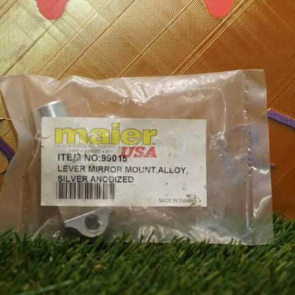 Maier USA Silver Anodized Alloy Lever Mirror Mount Bracket 99015 NOS