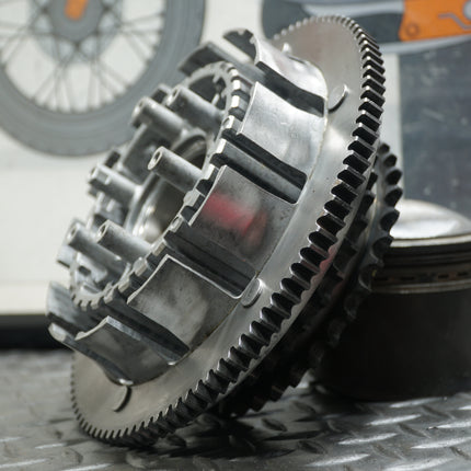 2003 Harley Softail OEM Clutch Basket Hub + Top Pressure Plate Assembly