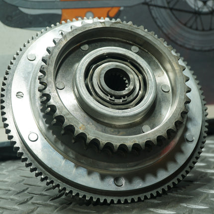 2003 Harley Softail OEM Clutch Basket Hub + Top Pressure Plate Assembly