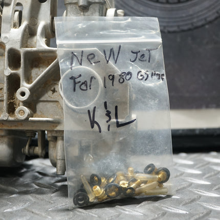 1980 Suzuki GS1100 K&L Carburetor Jet Kit – Partial Set w/ Main, Pilot, Air Jets