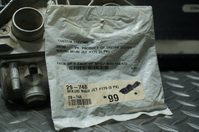 Genuine Mikuni RS HSR Carburetor Large Round Main Jet Size 170 N100.604/170 – 5 Pack