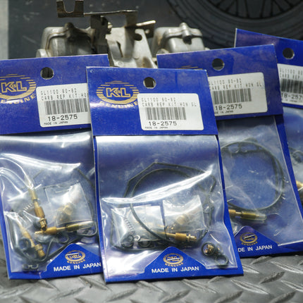 (4) K&L CARBURETOR REBUILD KIT HONDA GL1100 1980-1983 GOLDWING MADE N JAPAN CARB