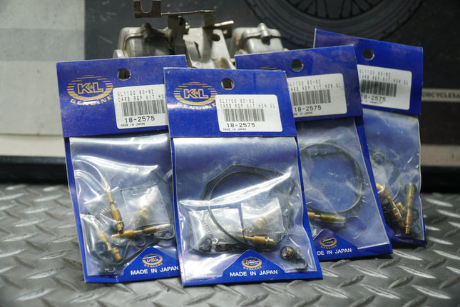 (4) K&L CARBURETOR REBUILD KIT HONDA GL1100 1980-1983 GOLDWING MADE N JAPAN CARB
