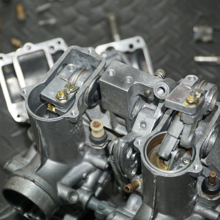 Mikuni 29mm Smoothbore Dual Carburetor Set Harley Shovelhead 1970s Restored