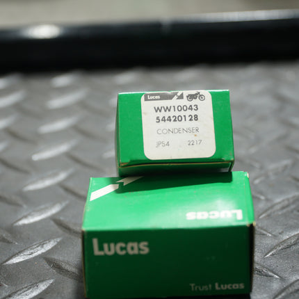 GENUINE LUCAS 54420128 Condenser PAIR 68-'72 Triumph 500 650 750 Bonneville twin