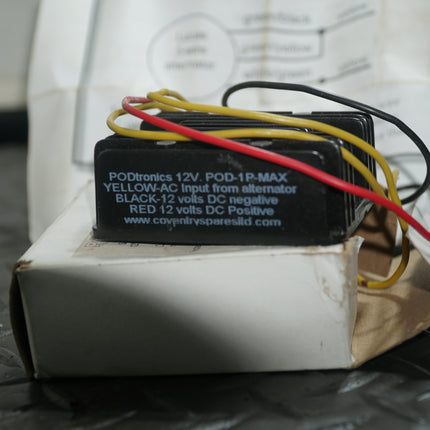 PODtronics 12V Single Phase Rectifier Regulator 2 Wire Triumph Power Box