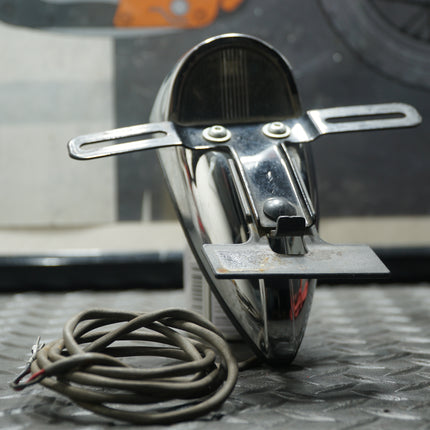 Harley Softail Rocker C FXCWC License Plate Holder & Bracket w/ Lighting OEM