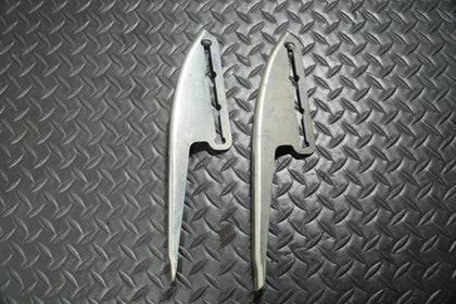 Harley Panhead Windshield Brackets Pair OEM Vintage photo 1