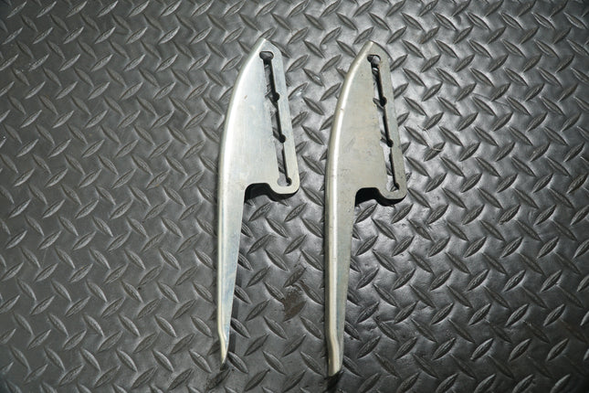 Harley Panhead Windshield Brackets Pair OEM Vintage
