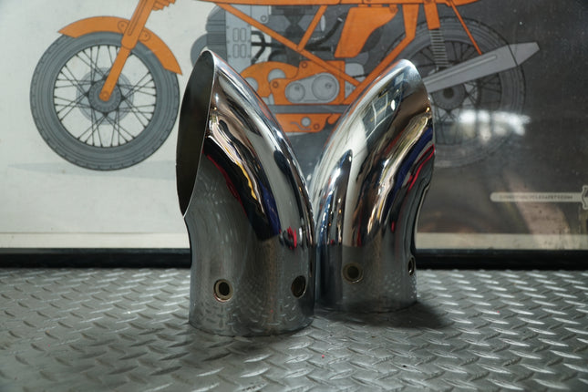 Honda Goldwing GL1800 AddOn Chrome Exhaust Extension 18303-283 (2001-UP)
